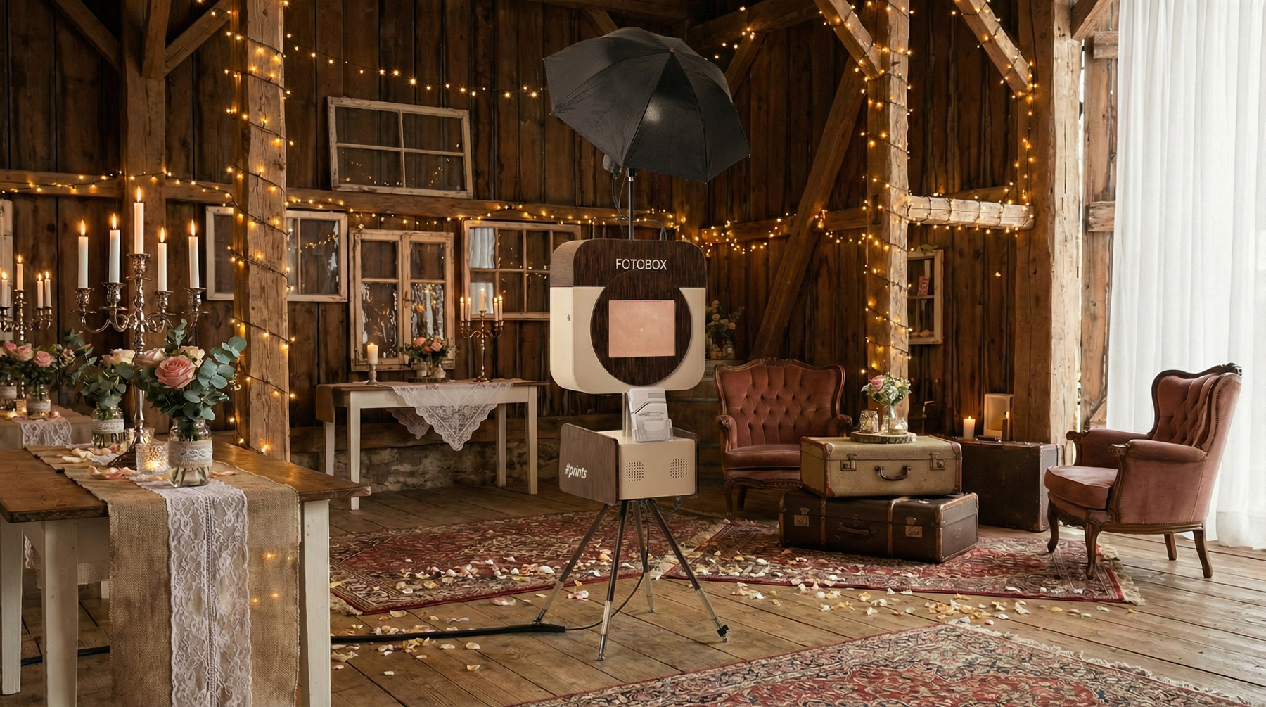 Fotobox auf einer Veranstaltung